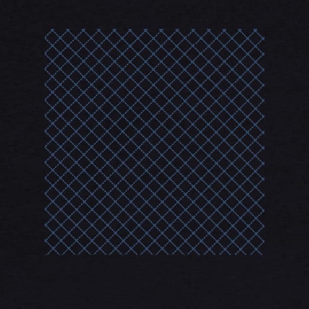 Dotted Grid Navy Blue by ProjectM